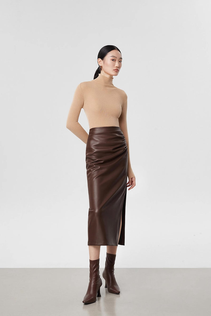 LEATHER SKIRT