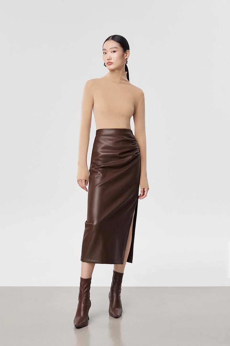 LEATHER SKIRT