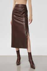 LEATHER SKIRT