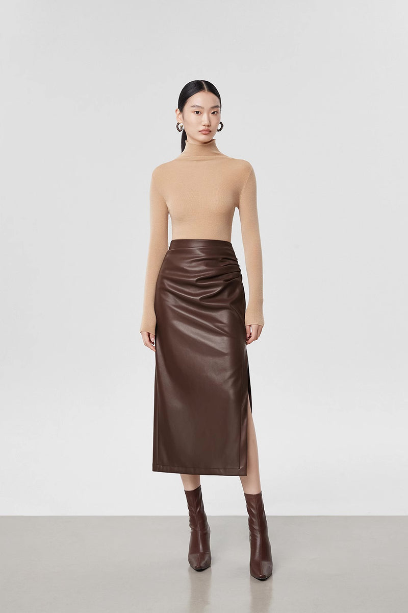 LEATHER SKIRT