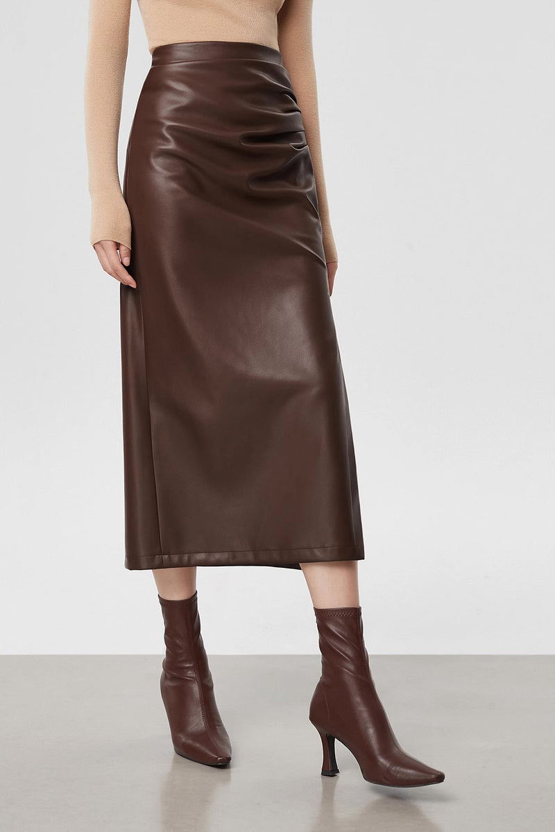 LEATHER SKIRT