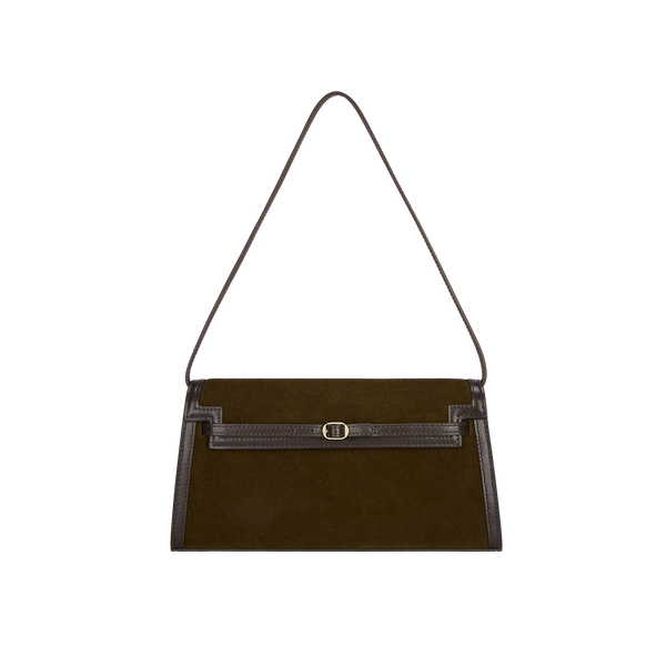 TRUFFLE SUEDE SHOULDER BAG
