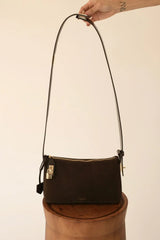 CHOCOLATE CROSSBODY EXTENSION STRAP