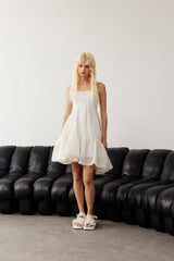 PLEATED ORGANZA DRESS