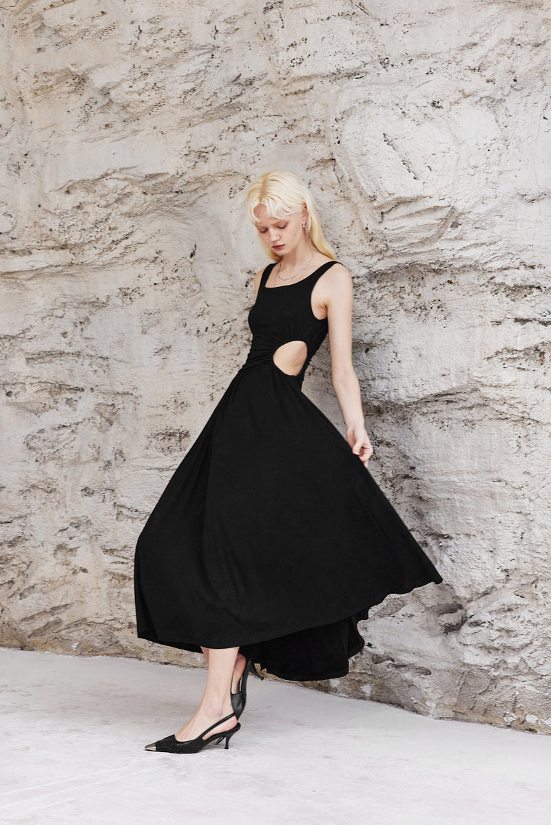 CUT-OUT KNITTED DRESS NO STOCK PARIS CUT-OUT KNITTED DRESS NO STOCK PARIS