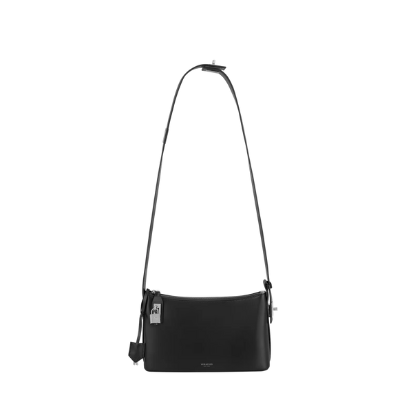 SILVER BLACK CROSSBODY EXTENSION STRAP