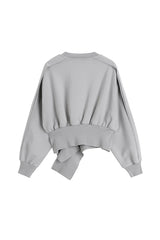 ASYMMETRIC SWEATSHIRT