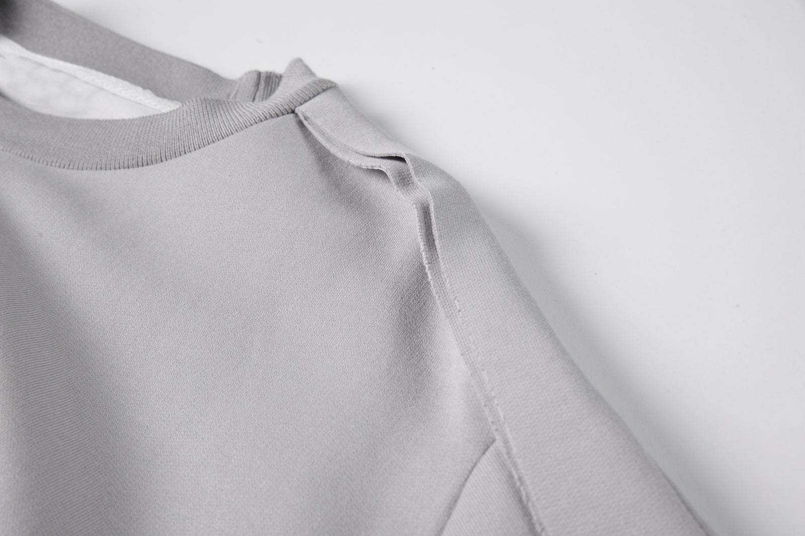 Grey Asymmetric Sweatshirts レギュラーサイズ ASYMMETRIC SWEATSHIRT – NO STOCK PARIS