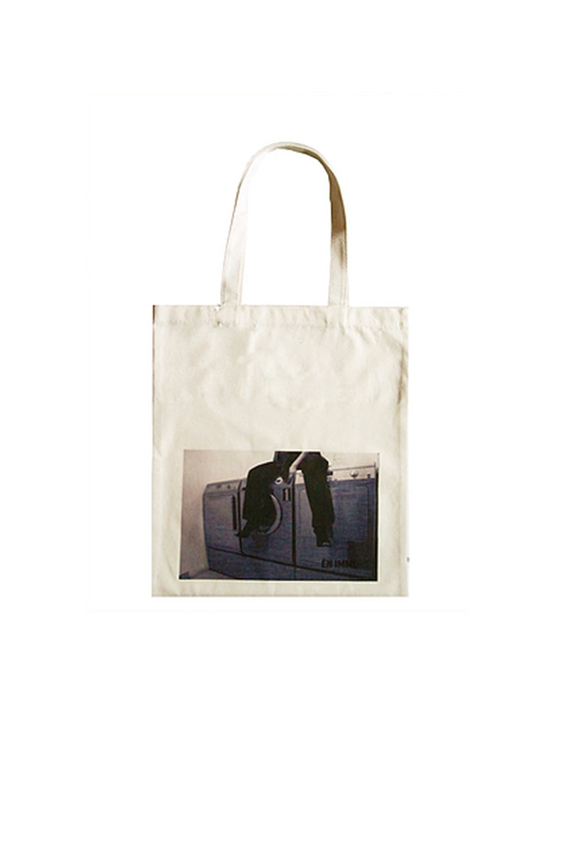 WHITE SHOPPING BAG