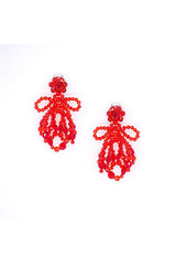 RED CRYSTAL EARRINGS