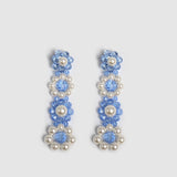 LONG BLUE EARRINGS