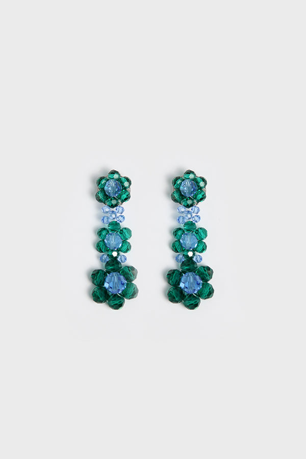 FLORAL EARRINGS (THREE DIFFERENT COLORS)