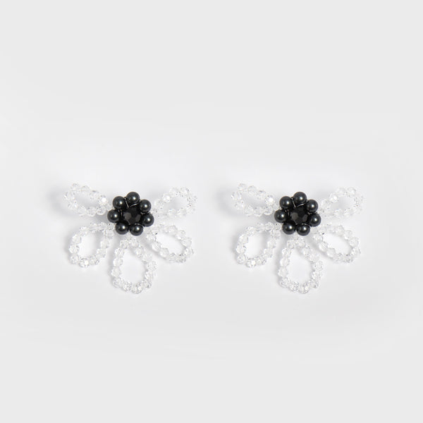 SMALL SUNFLOWER EARRINGS (THREE COLORS)