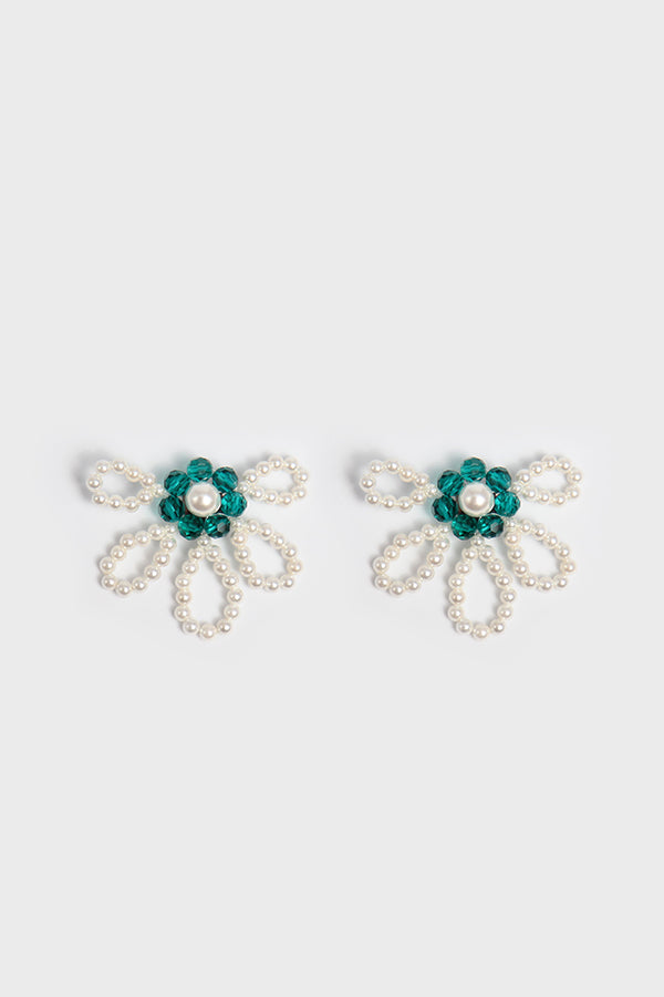 SMALL SUNFLOWER EARRINGS (THREE COLORS)
