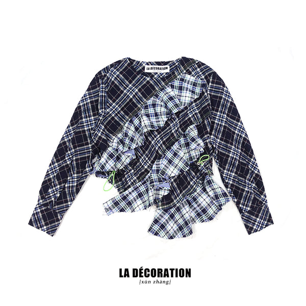 BLUE TARTAN SHIRT