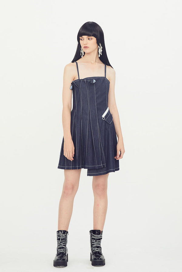 PLEATED DRESS